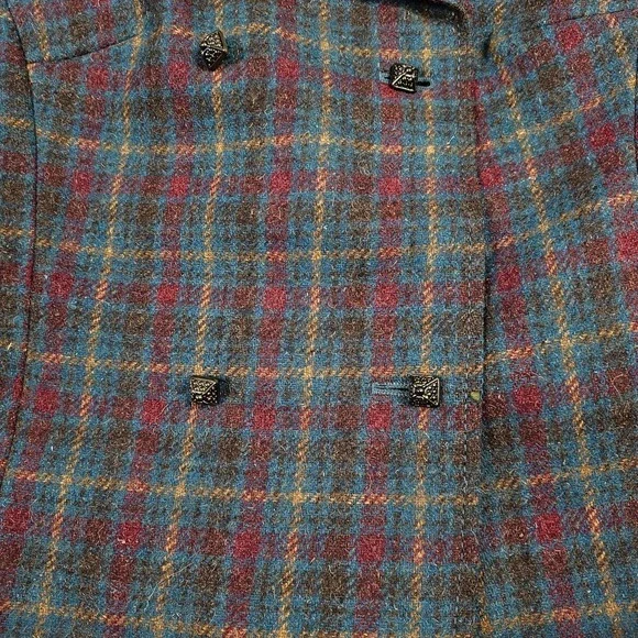 Elegant Multicolor Plaid Blazer - Picture 14 of 14